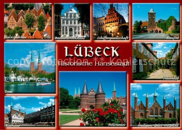 Luebeck Salzspeicher Buddenbrookhaus Burgtor Ho