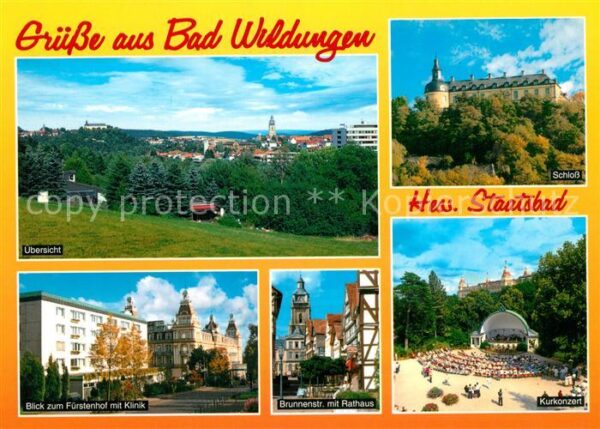 Bad Wildungen Fürstenhof Klinik Brunnenstraße Rathaus