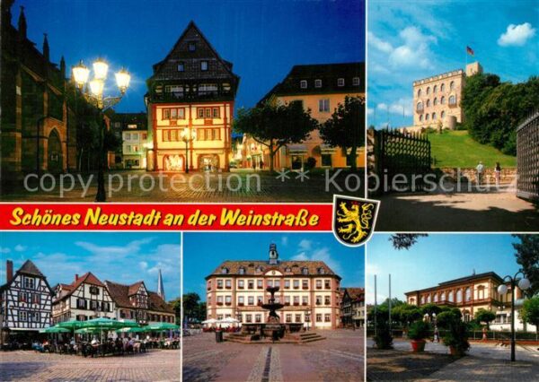 Neustadt Weinstrasse Rathaus Markt Hambacher Schloss Marktpl