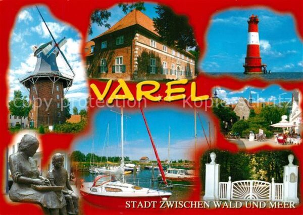 Varel Jadebusen Leuchtturm Windmühle Hafen Denkmal Cafe