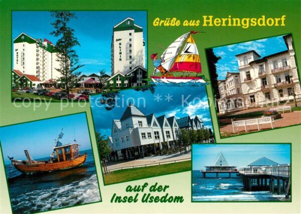 Heringsdorf Ostseebad Usedom Seebrücke Seebadhaus Kutter