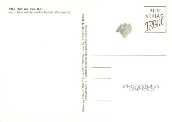 Rot Rot Oberes Tor Prämonstratenser Reichsabtei – Bild 2