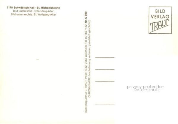 Schwaebisch Hall Sankt Michael Altarraum – Bild 2