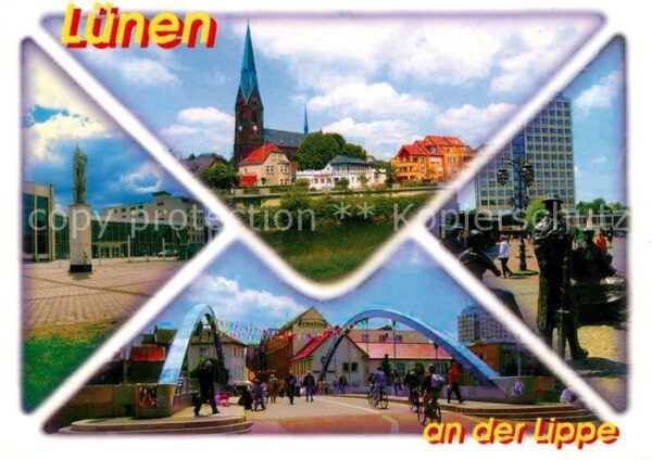 Luenen Kirche Stadtansicht Denkmäler