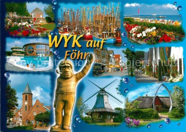 Wyk Foehr Strand Kurpark Windmühle