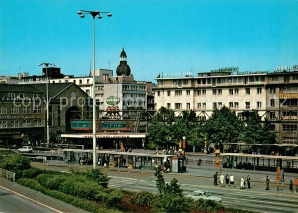 Elberfeld Wuppertal Schwebebahn Döppersberg