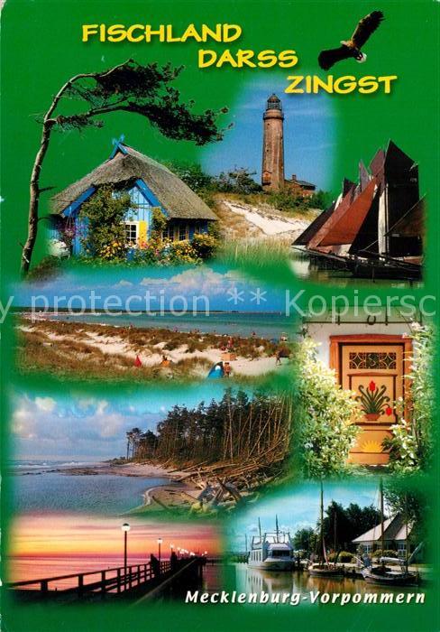 Darss Zingst Leuchtturm Dünen Segelboot