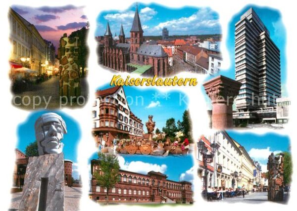 Kaiserslautern Denkmal Kirche Brunnen