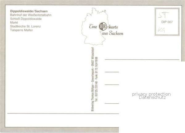 Dippoldiswalde Osterzgebirge Dampfeisenbahn Schloss Talsperre Malter – Bild 2