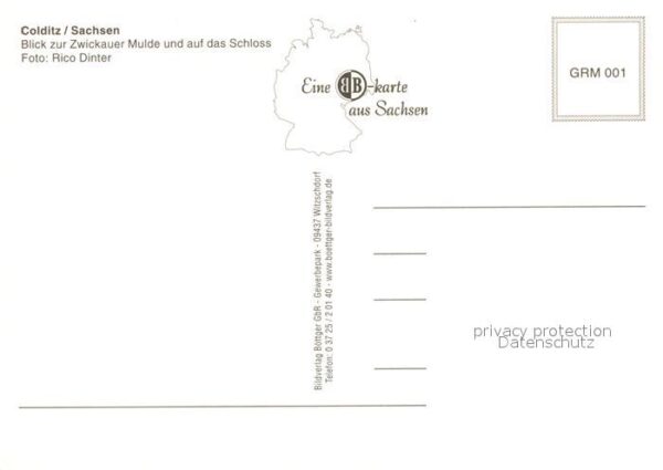 Colditz Fliegeraufnahme Zwickauer Mulde Schloss – Bild 2