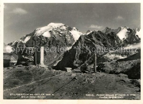 Stilfserjoch Passo dello Stelvio Ortler