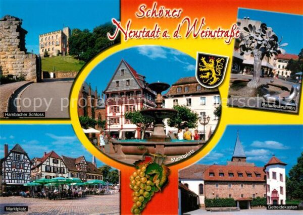 Neustadt Weinstrasse Hambacher Schloss Marktplatz Getreideka