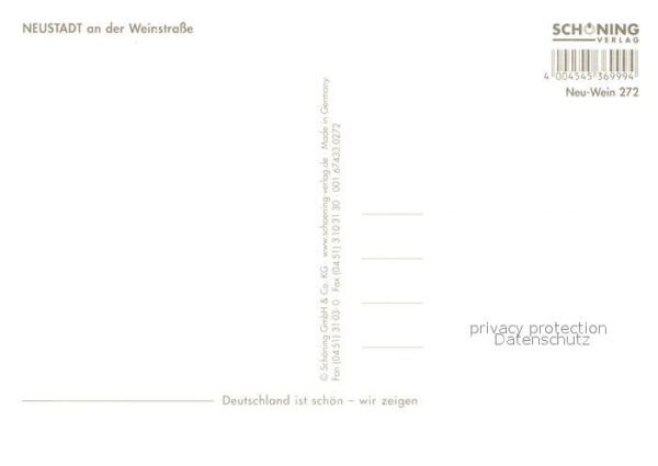 Neustadt Weinstrasse Hambacher Schloss Marktplatz Getreideka – Bild 2