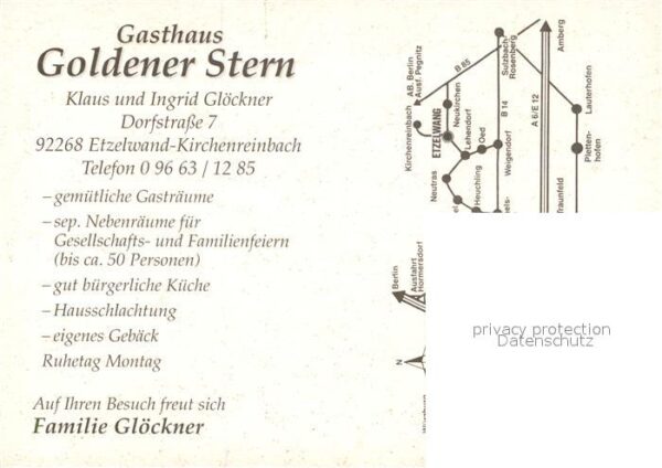 Kirchenreinbach Gasthaus Goldener Stern – Bild 2