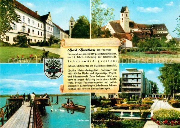Bad Buchau Federsee Schloss Kurpark Sanatorium