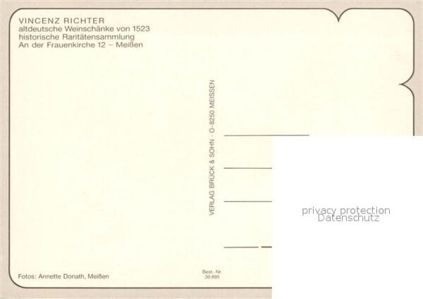 Meissen Elbe Sachsen Weinschänke Vincenz Richter – Bild 2