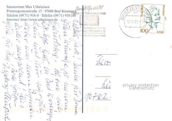Bad Kissingen Sanatorium Max Uibeleisen – Bild 2