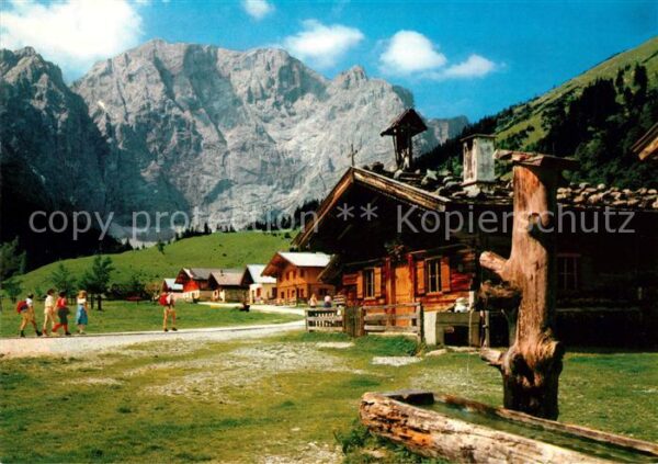Hinterriss Tirol Eng-Almen Grosser Ahornboden Karwendelg