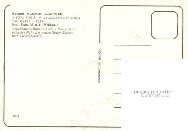 Ried Zillertal Gasthof Lacknerhof – Bild 2