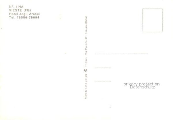 Vieste Foggia Hotel degli Aranci – Bild 2