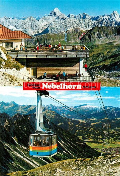 Oberstdorf Gipfelhütte Nebelhorn Seilbahn