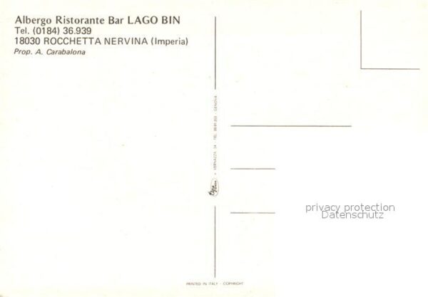 Rocchetta Nervina Ristorante Lago Bin – Bild 2