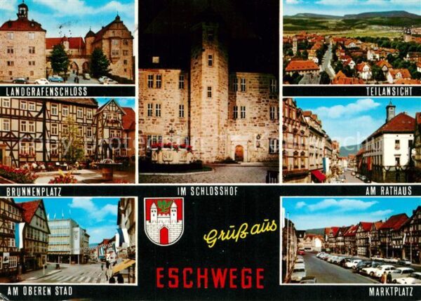 Eschwege Rathaus Landgrafenschloss Brunnenplatz