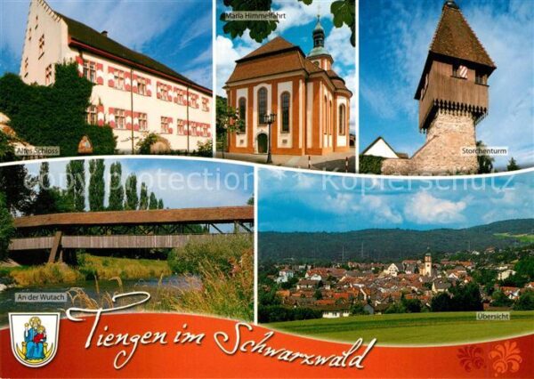 Tiengen Waldshut Altes Schloss Storchenturm Wutach Maria
