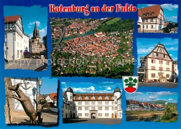 Rotenburg Fulda Fliegeraufnahme Ortsansichten