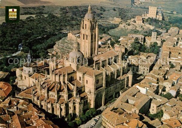 Segovia Catedral Vista Aerea