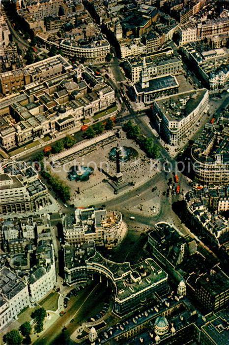 London Trafalgar Square Aerial View
