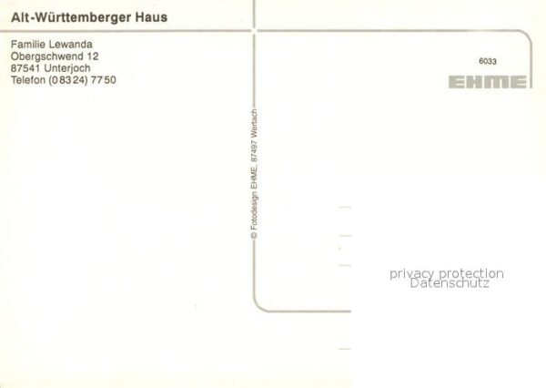 Unterjoch Alt-Württemberger Haus – Bild 2