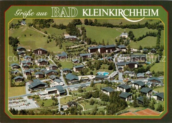 Bad Kleinkirchheim Kaernten Fliegeraufnahme