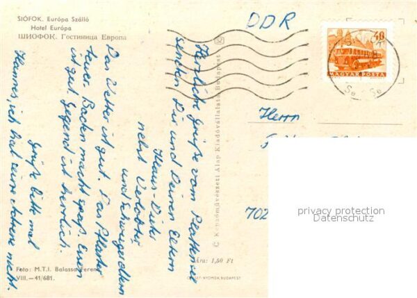 Siofok Europa Szallo – Bild 2