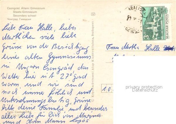 Csongrad Allami Gimnazium – Bild 2