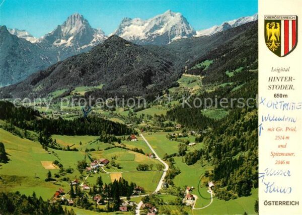 Hinterstoder Fliegeraufnahme Gr. Priel Spitzmauer