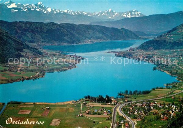 Ossiachersee Fliegeraufnahme