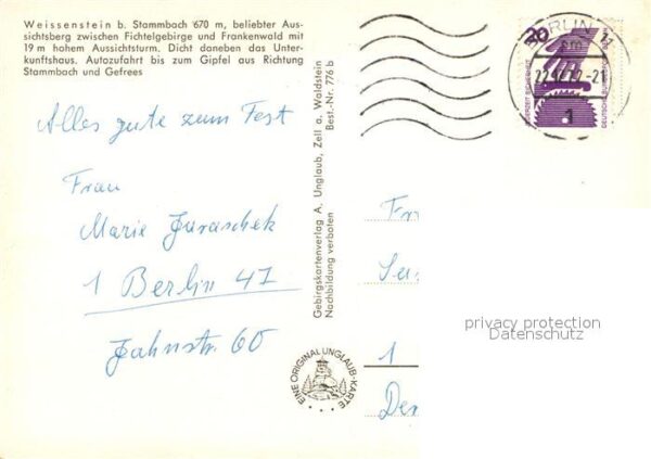 Weissenstein Stammbach Berggasthaus Perlenbachtal Quelle – Bild 2