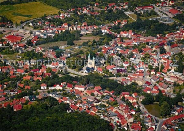 Gernrode Harz Fliegeraufnahme Stifskirche St. Cyriaku