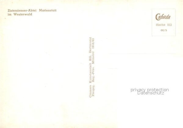 Marienstatt Westerwald Fliegeraufnahme Zisterzienser-Abtei – Bild 2