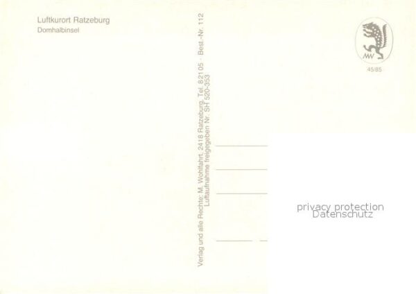 Ratzeburg Fliegeraufnahme – Bild 2