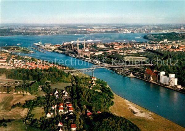 Kiel Fliegeraufnahme Nord-Ostsee-Kanal Holte