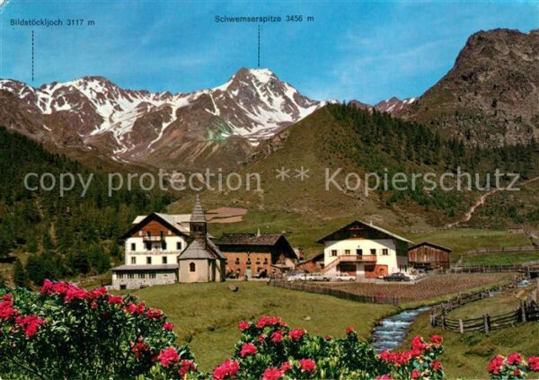 Schnals Bozen Suedtirol Gasthof Kurzras Schwemserspitze Bildstö