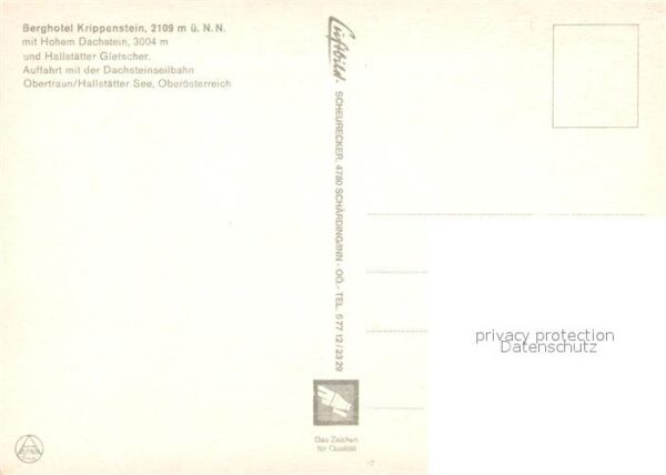 Obertraun Berghotel Krippenstein Hohe Dachstein – Bild 2