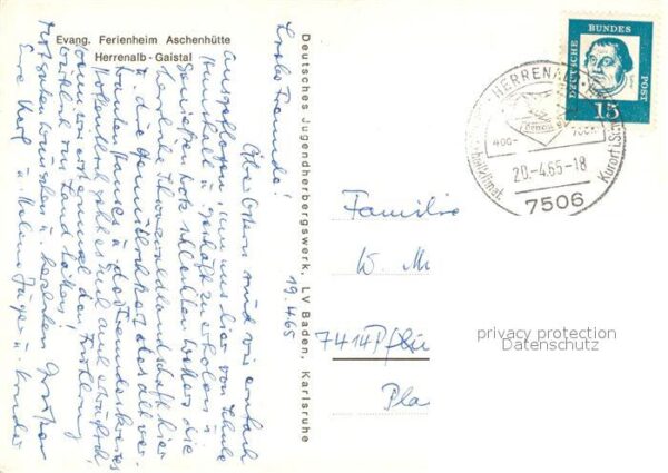 Herrenalb Bad Herrenalb Evangelische Feienheim Aschenhütte – Bild 2