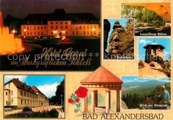 Bad Alexandersbad Hotel Garni Markgräflichen Schloss