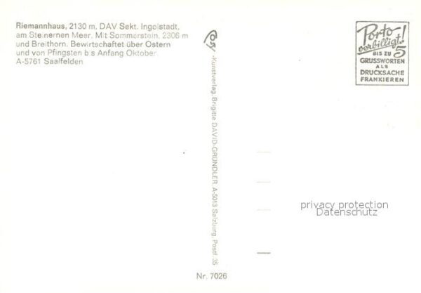 Saalfelden Steinernes Meer Piemannhaus – Bild 2