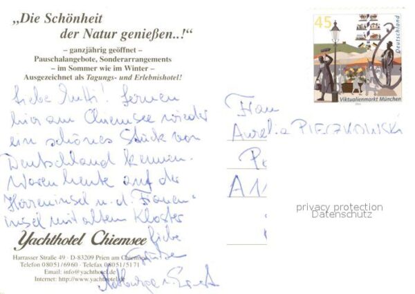 Prien Chiemsee Fliegeraufnahme Yachthotel Chiemsee – Bild 2