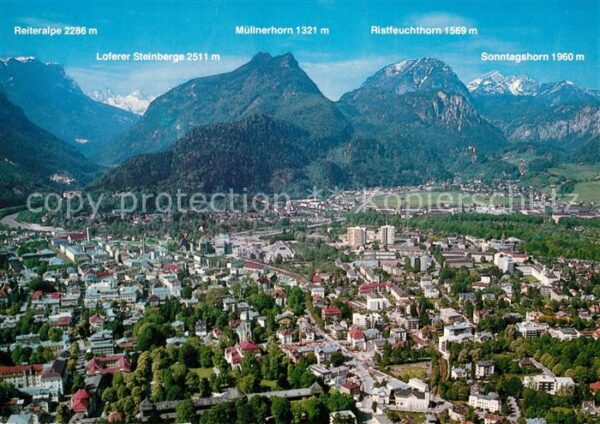 Bad Reichenhall Fliegeraufnahme Müllnerhorn Reiteralpe