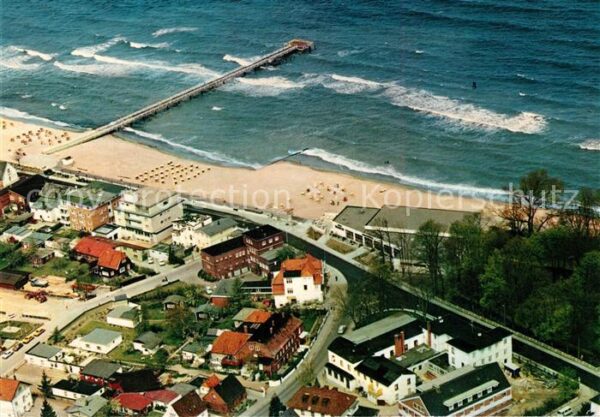 Niendorf Ostseebad Fliegeraufnahme Seebrücke